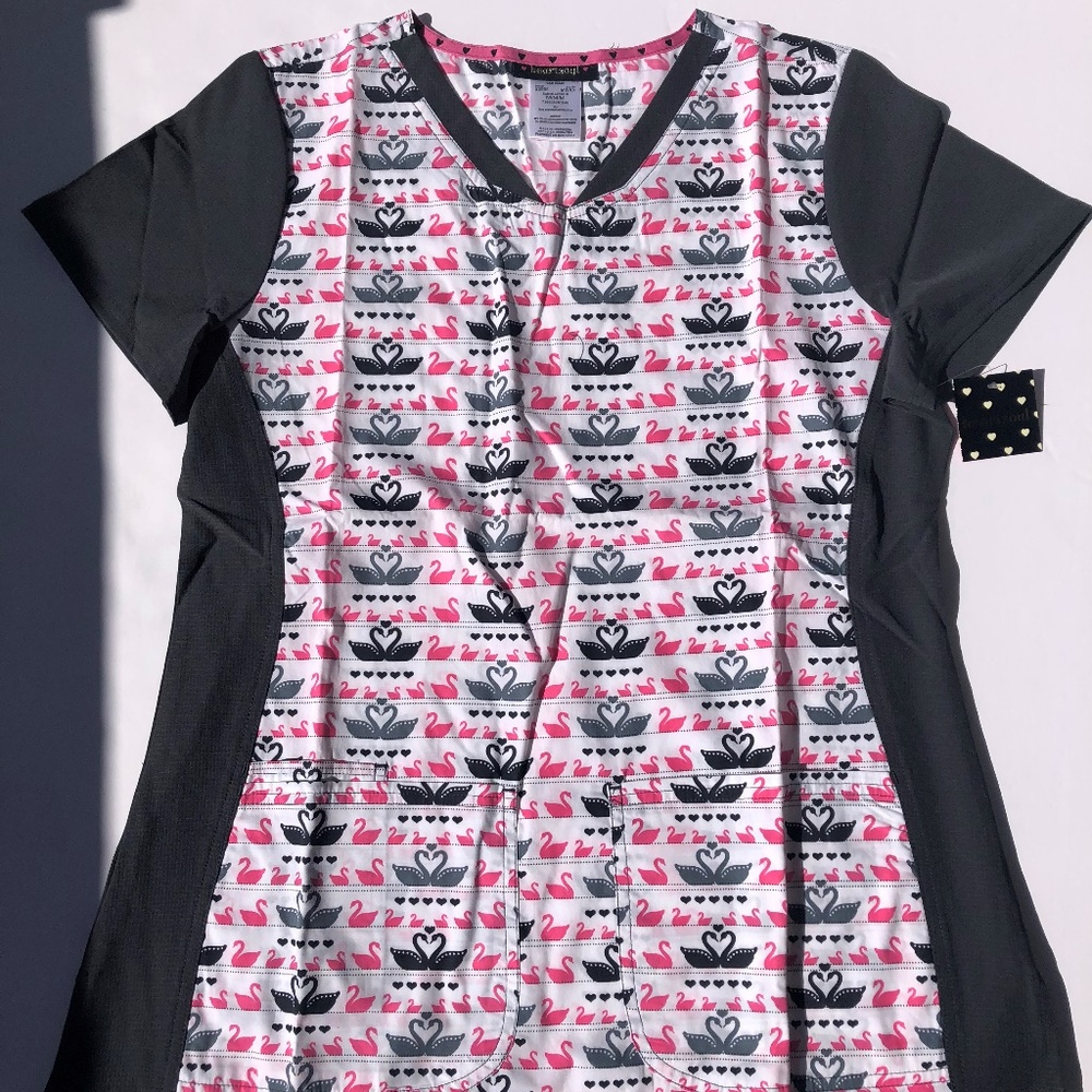 Print scrub top by HeartSoul